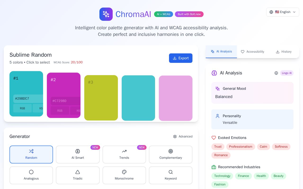 Preview of ChromaAI