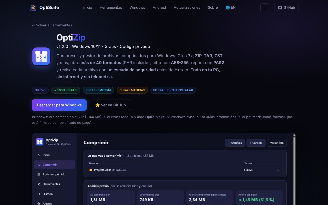 Preview of Optizip