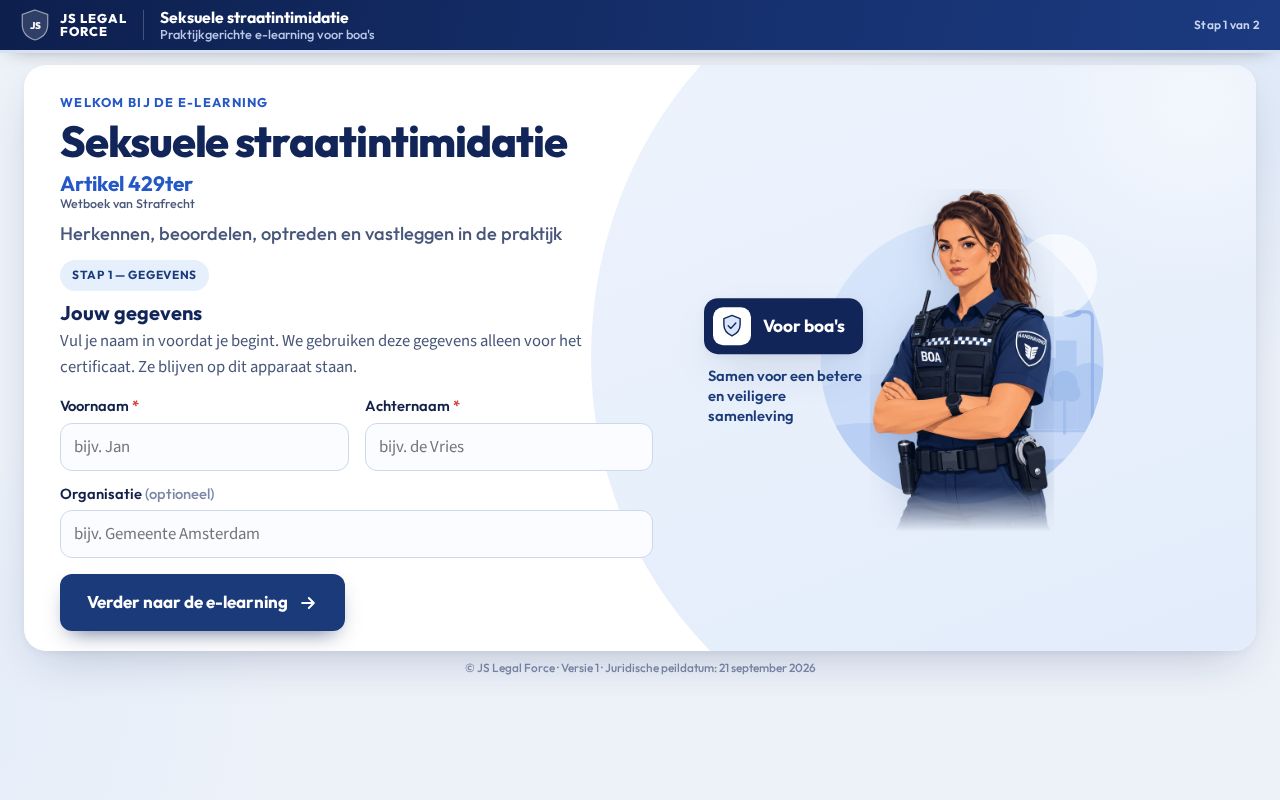 Preview of Straatintimidatie Launcher