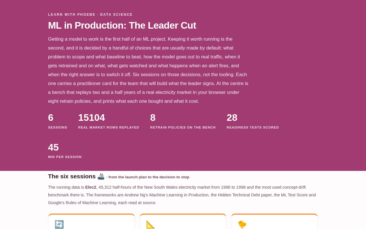 Preview of Learn Ml Production With Phoebe