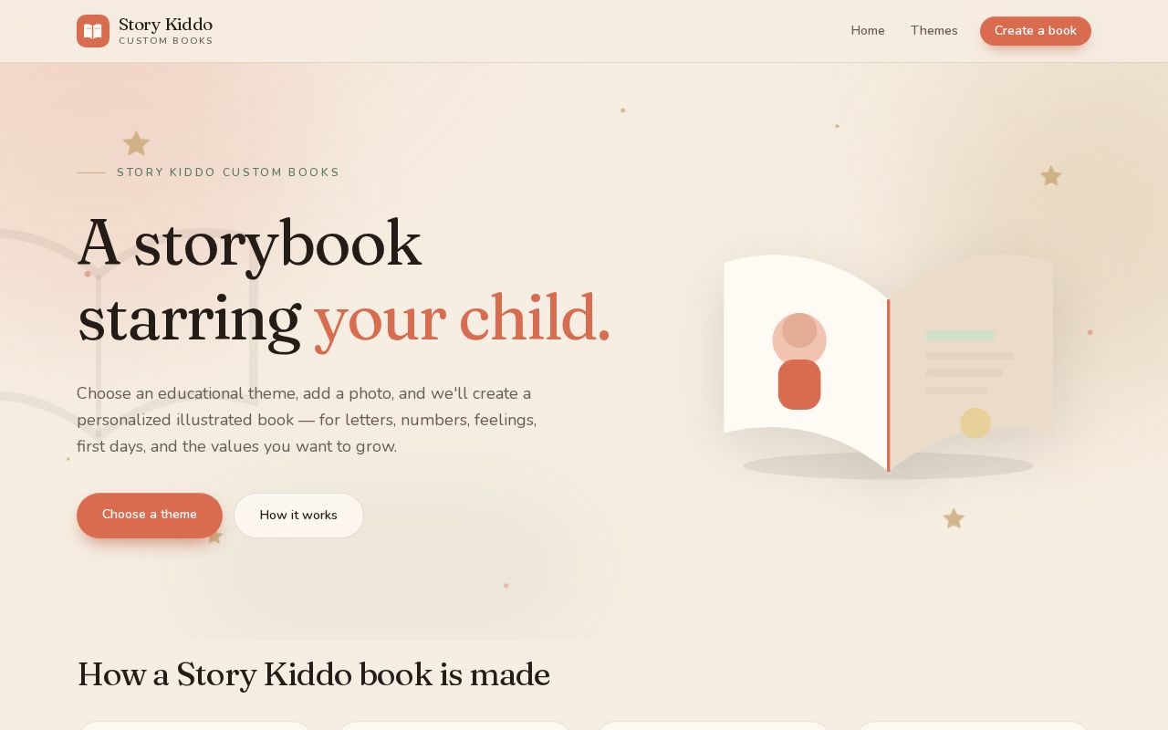 Preview of Story Kiddo Custom Books