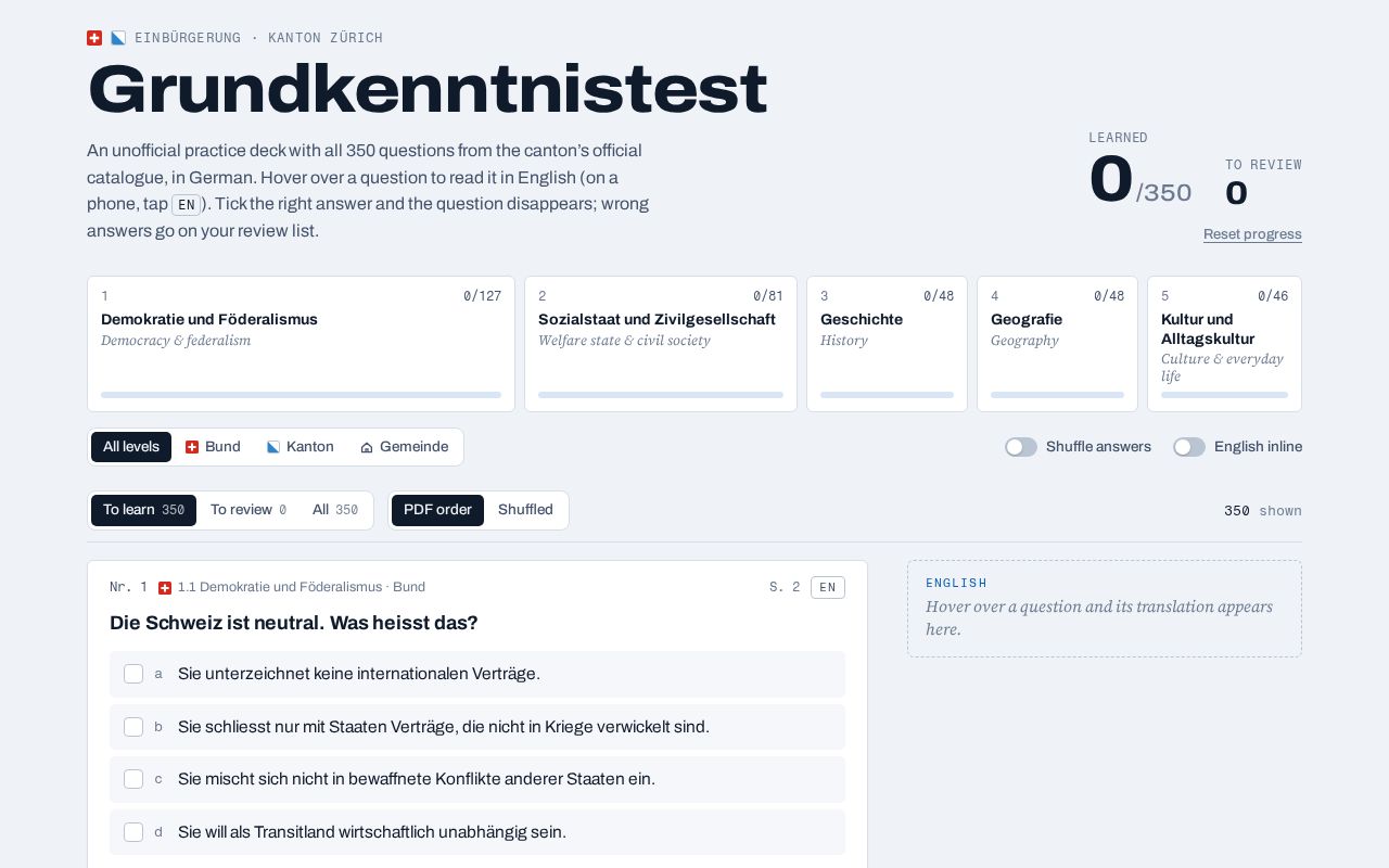 Preview of Einburgerung Zuri