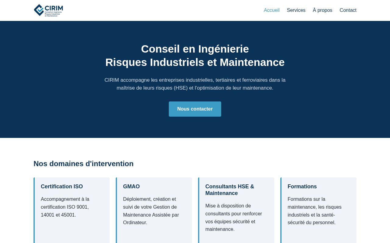 Preview of Web Site CIRIM