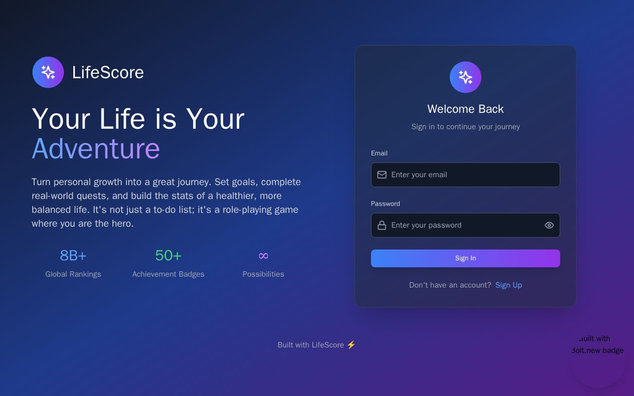 Preview of Lifescore