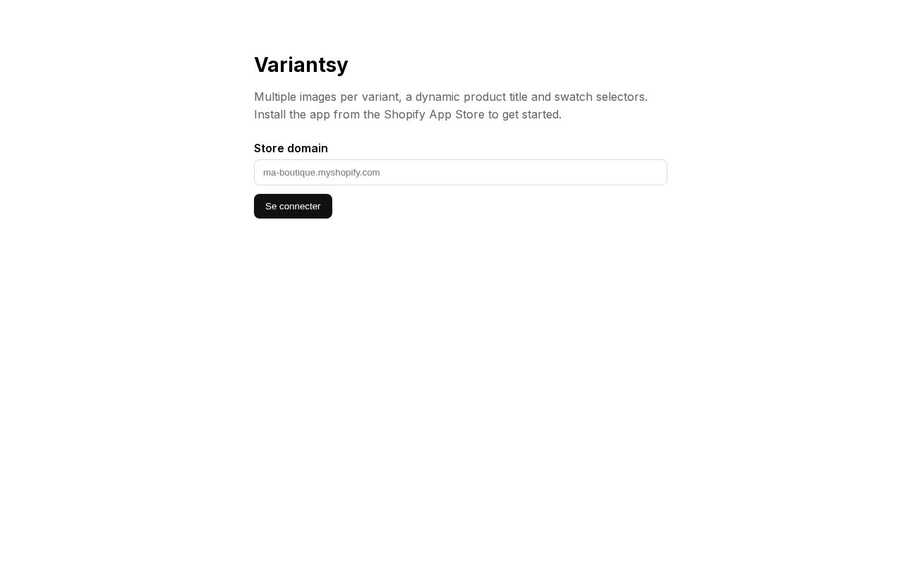 Preview of Variantsy