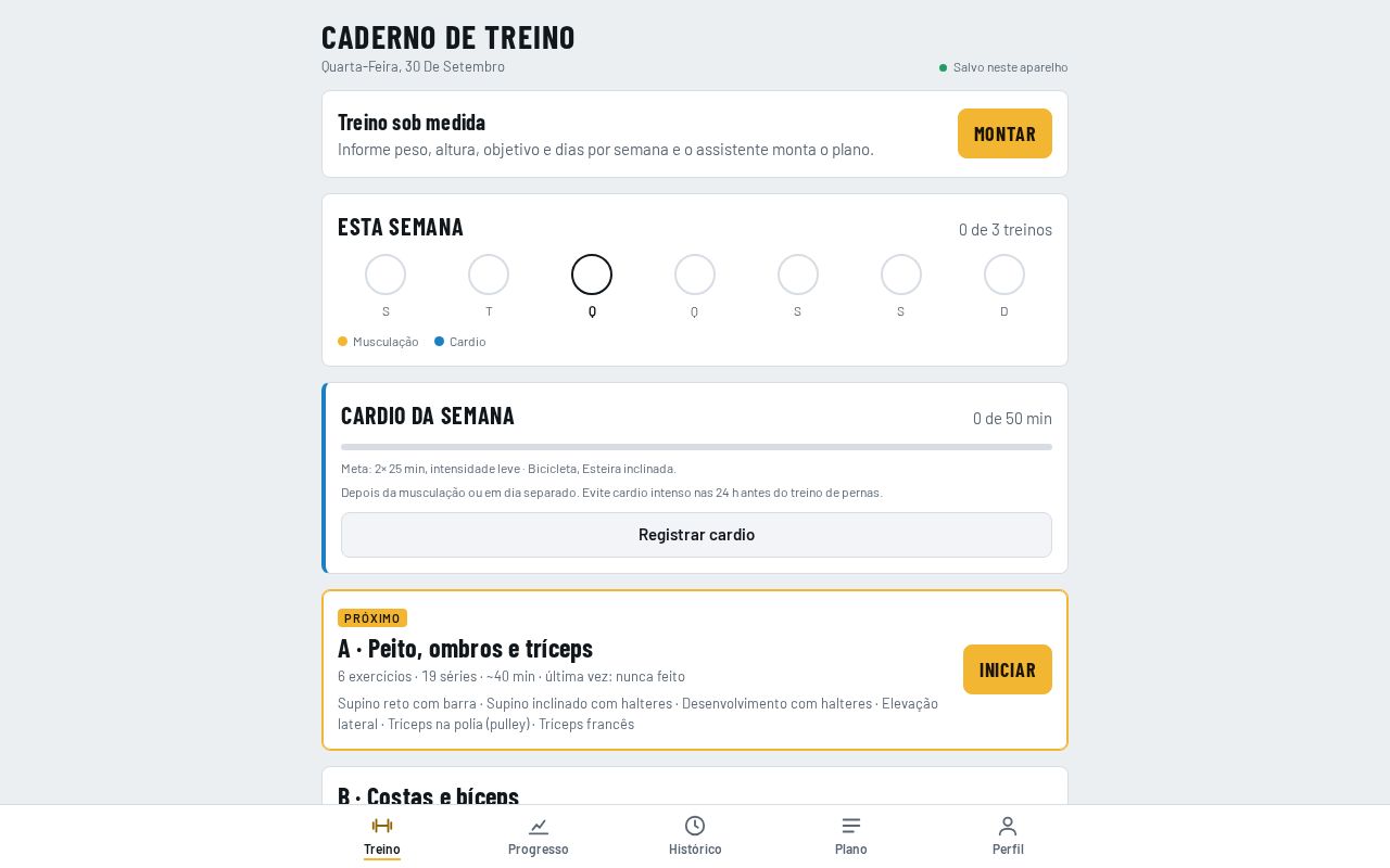 Preview of Caderno De Treino