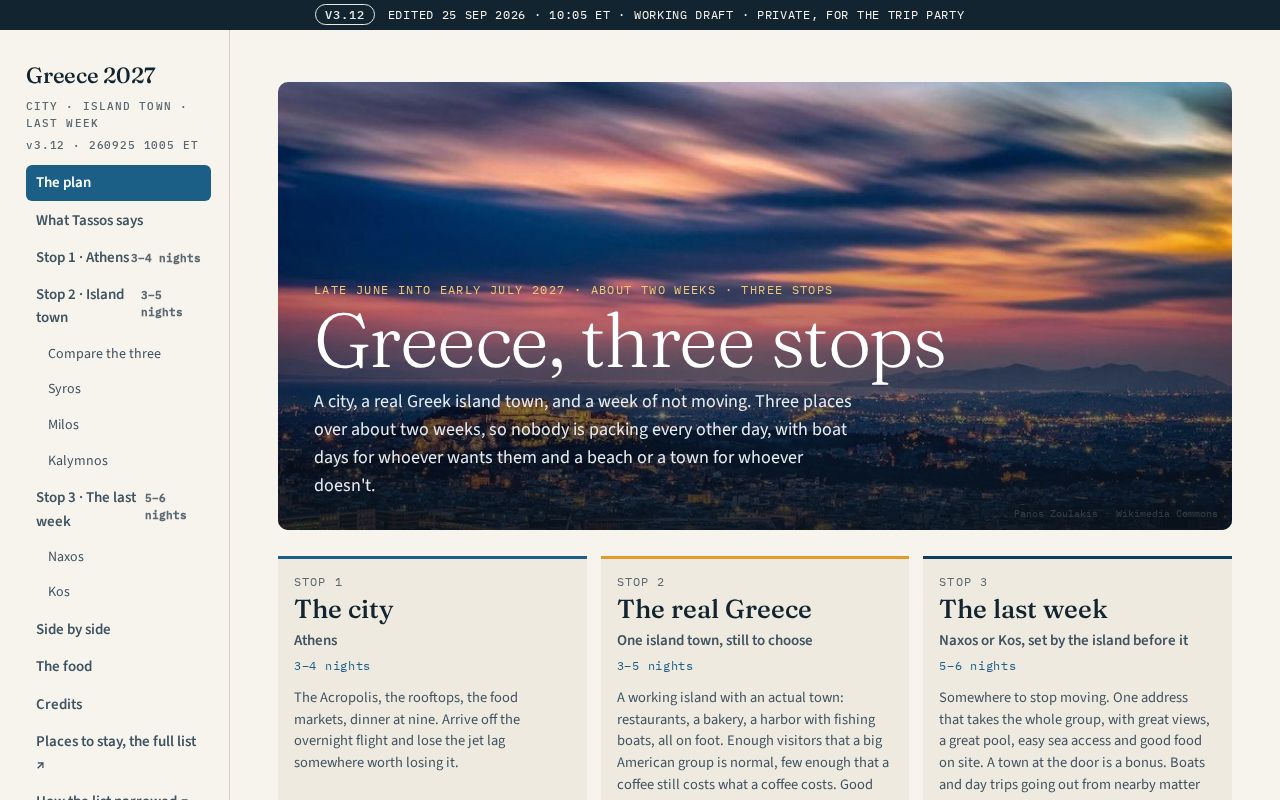 Preview of Greece 2027 Islands