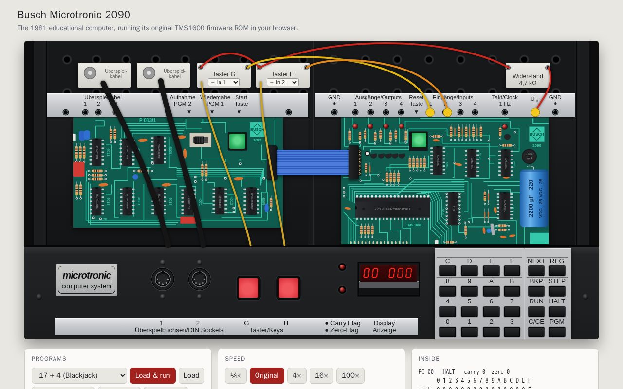 Preview of Microtronic Emulator