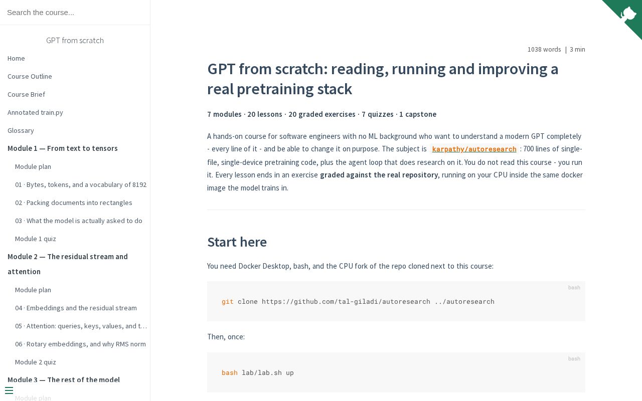 Preview of Gpt From Scratch Course