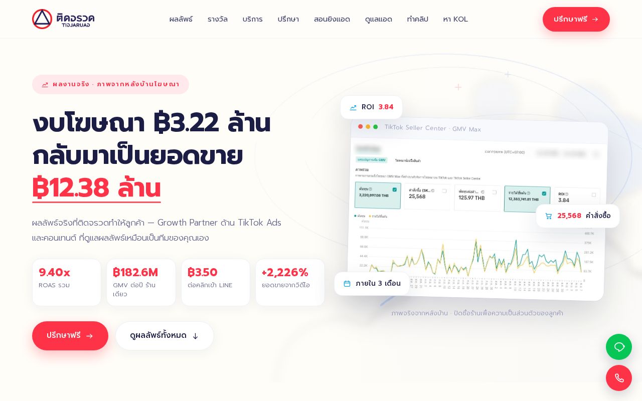 Preview of TIDJARUAD sale page for ads (built from Google Drive sources)