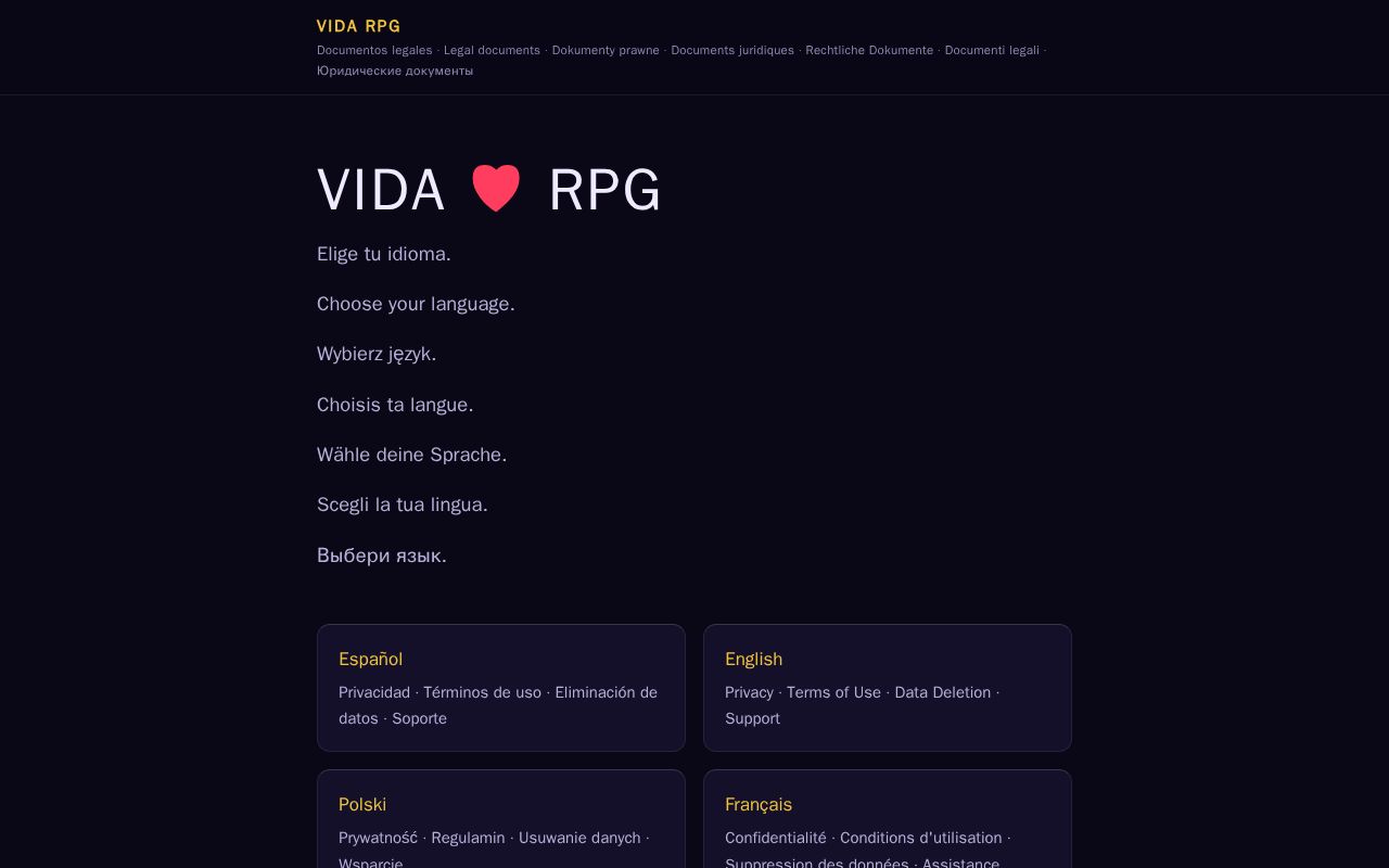 Preview of Vidarpg Legal
