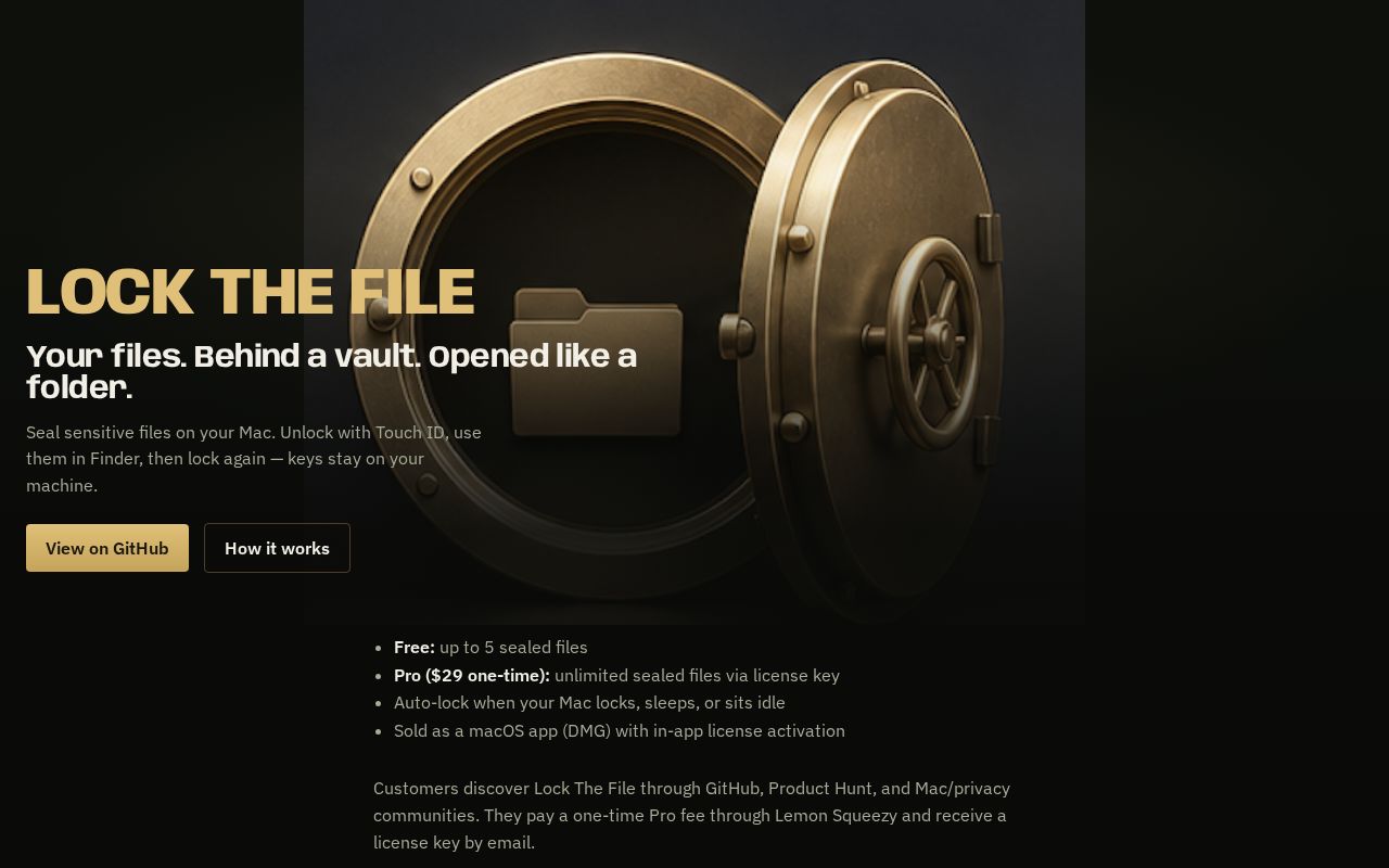 Preview of Lock The File