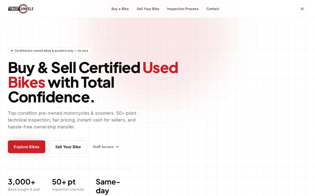 Preview of Trustwheels Landing