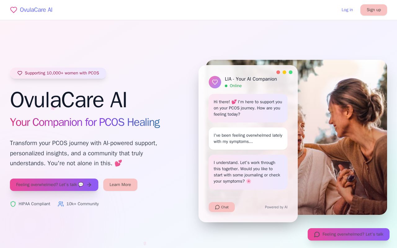 Preview of OvulaCare AI