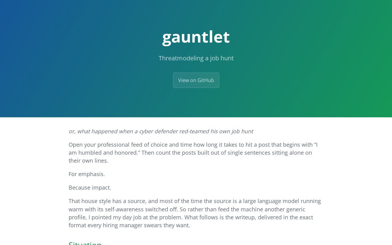 Preview of Gauntlet