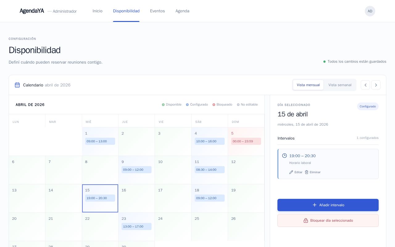 Preview of Grupo6 IyCS EjecutableM02GestionDeDisponibilidad AgendaYA