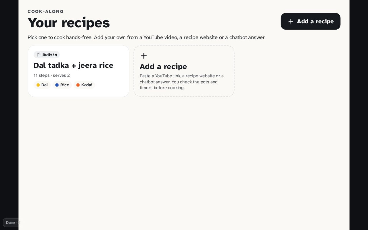 Preview of CookBookAI