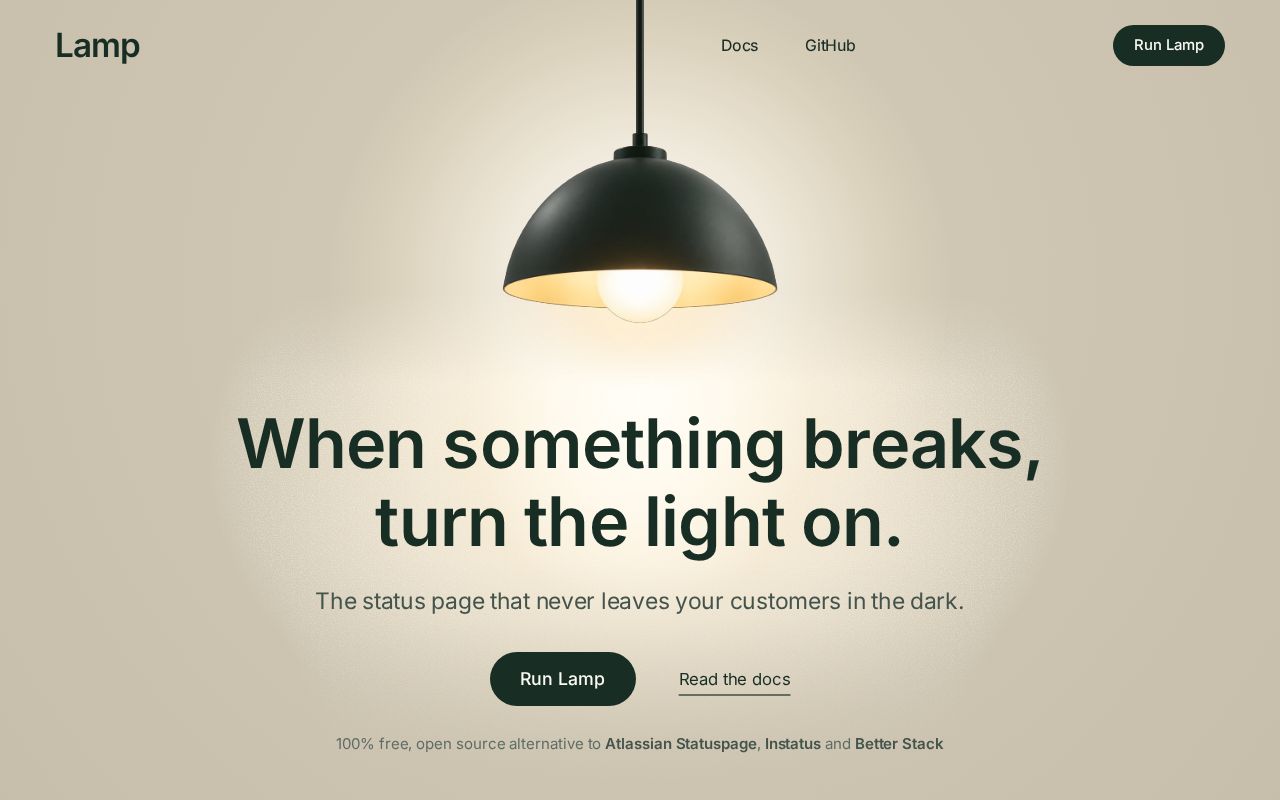 Preview of Run Lamp