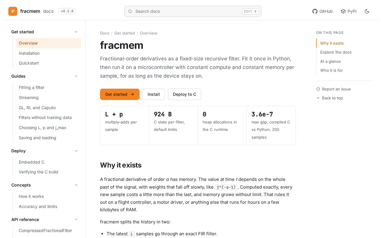 Preview of fracmem docs