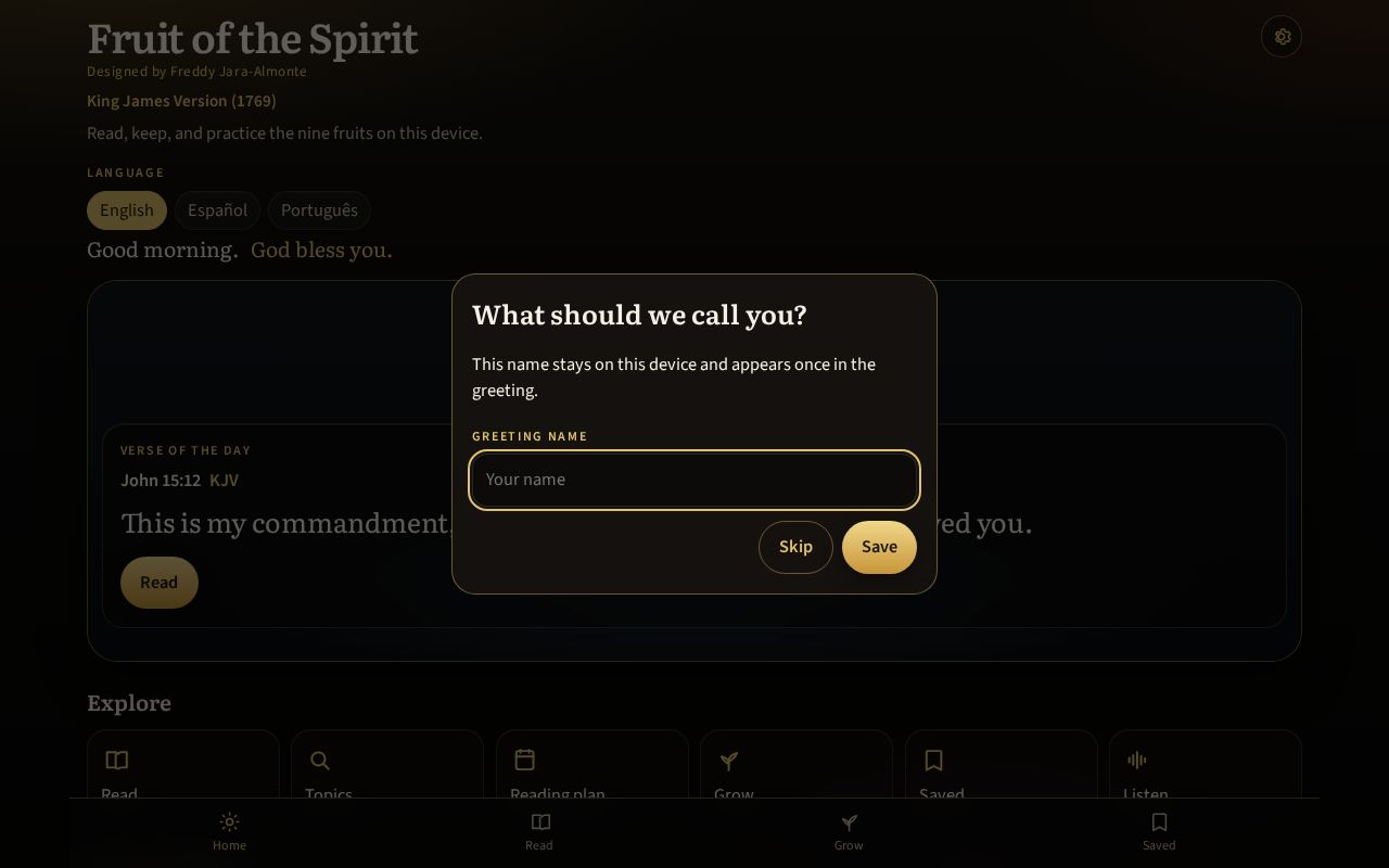 Preview of Fruit Of The Spirit