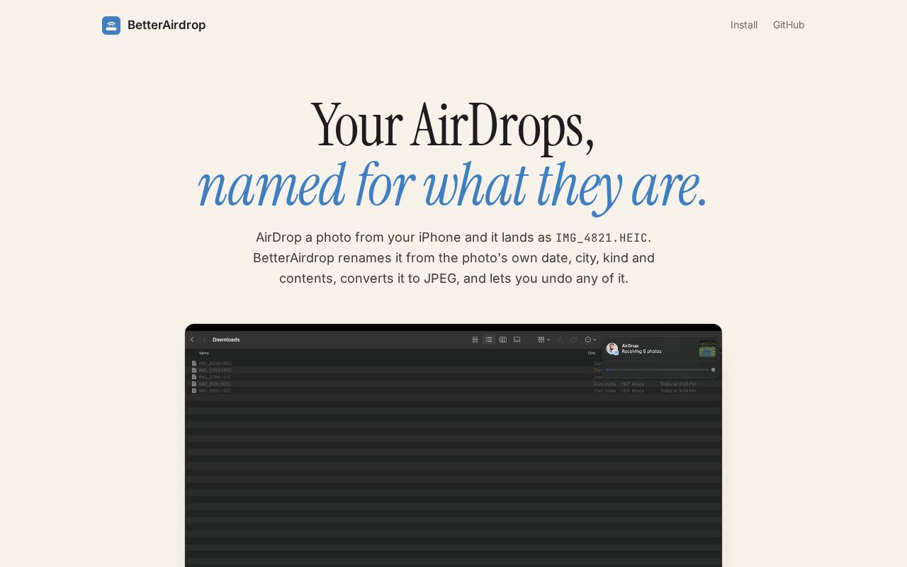 Preview of Betterairdrop