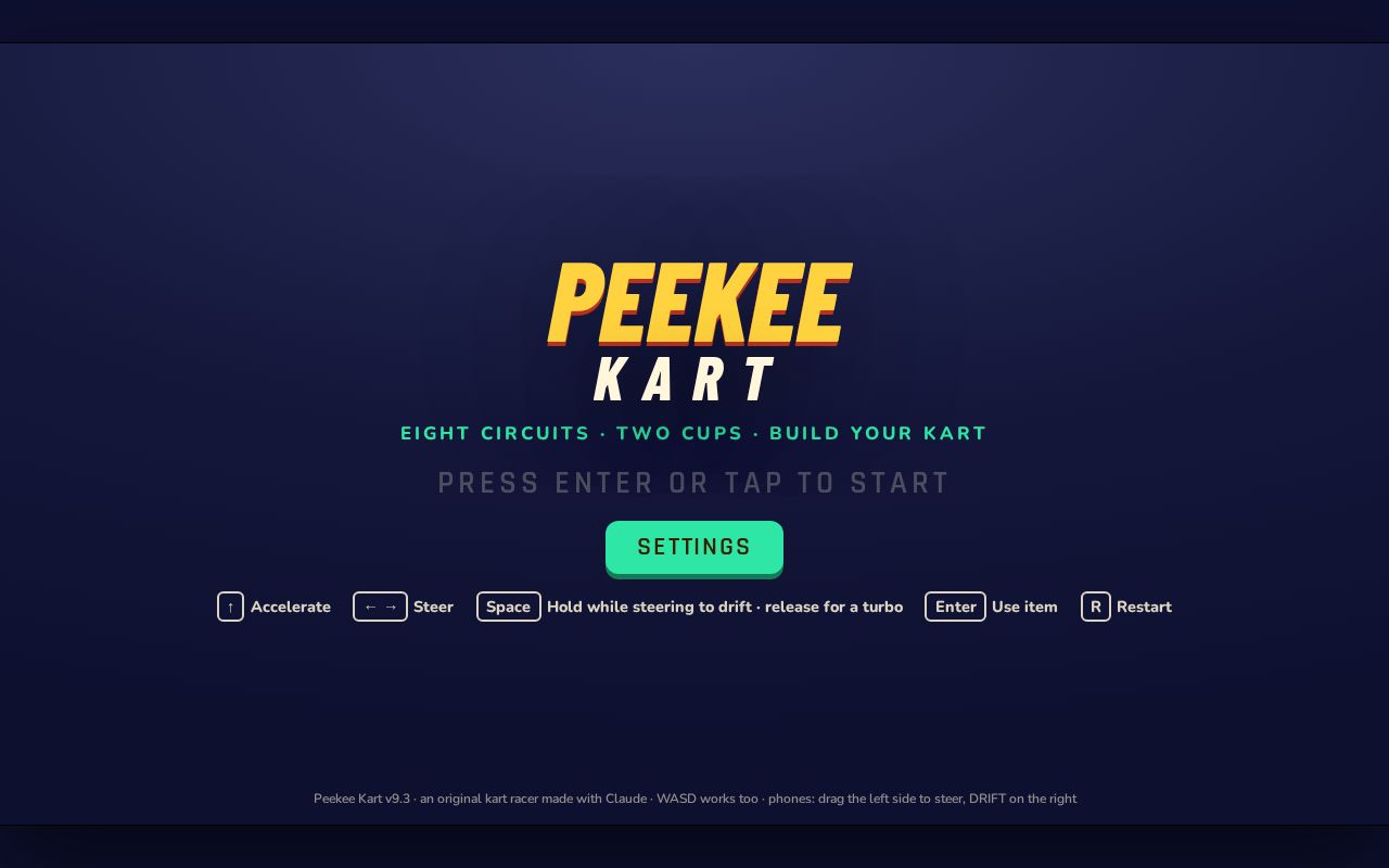 Preview of Peekee Kart game
