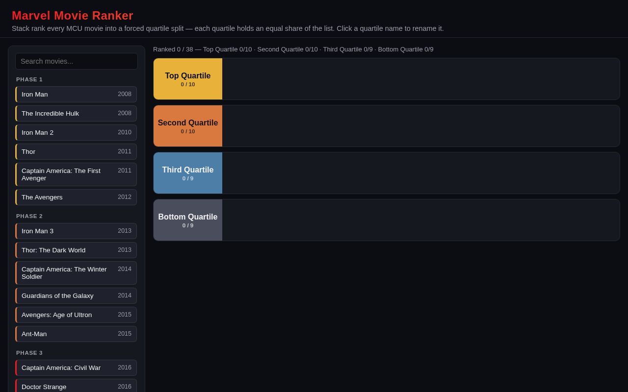 Preview of Marvelranker