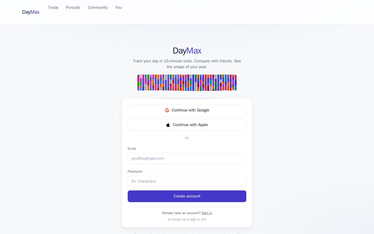 Preview of DayMax