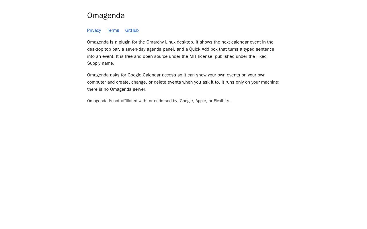 Preview of Omagenda