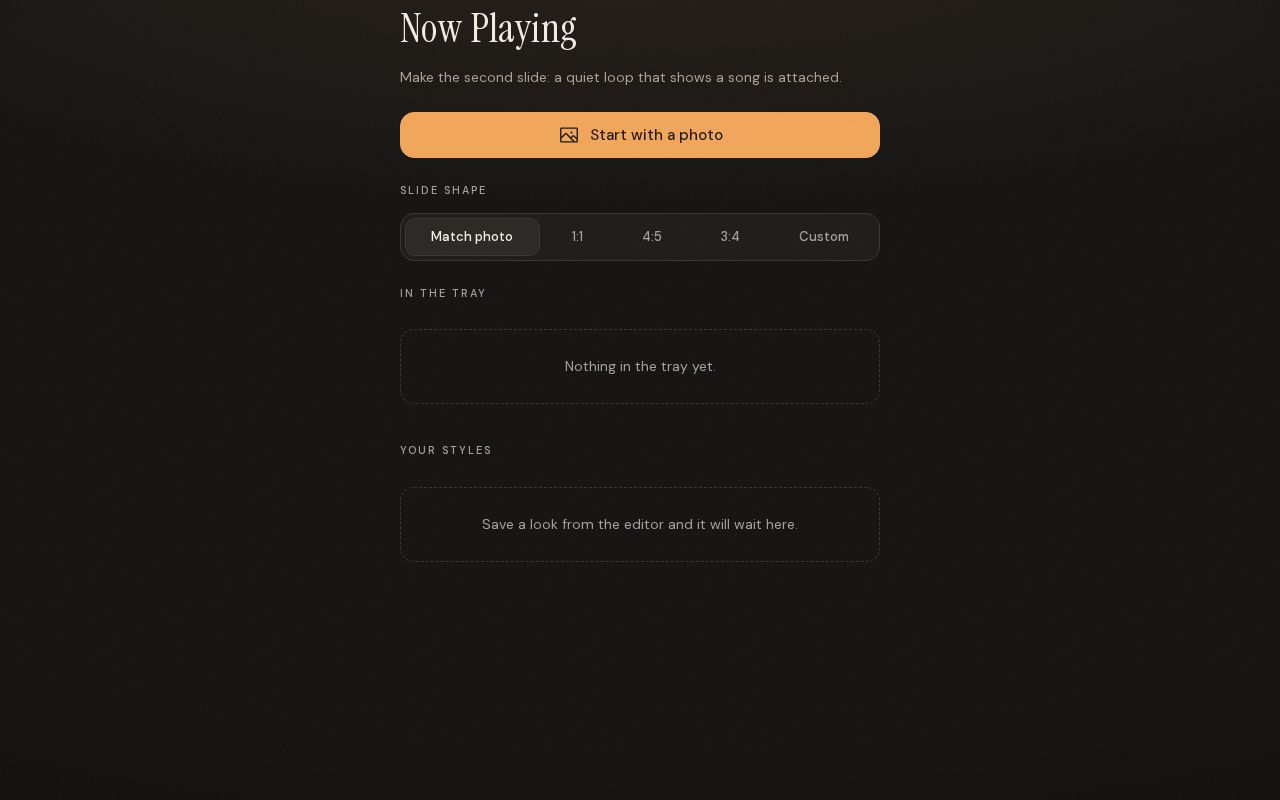Preview of Now Playing