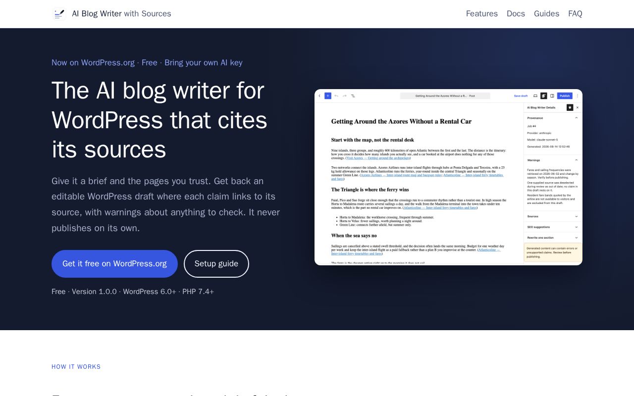 Preview of Sourcedwriter Site