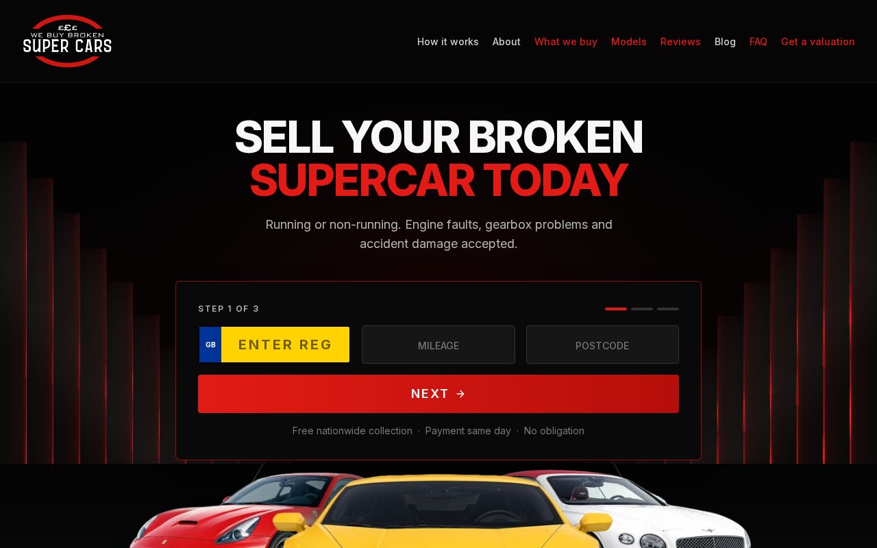 Preview of Webuybrokensupercars