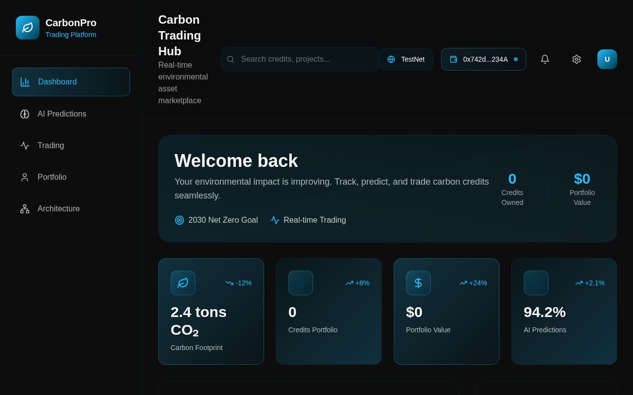 Preview of CarbonPro AI