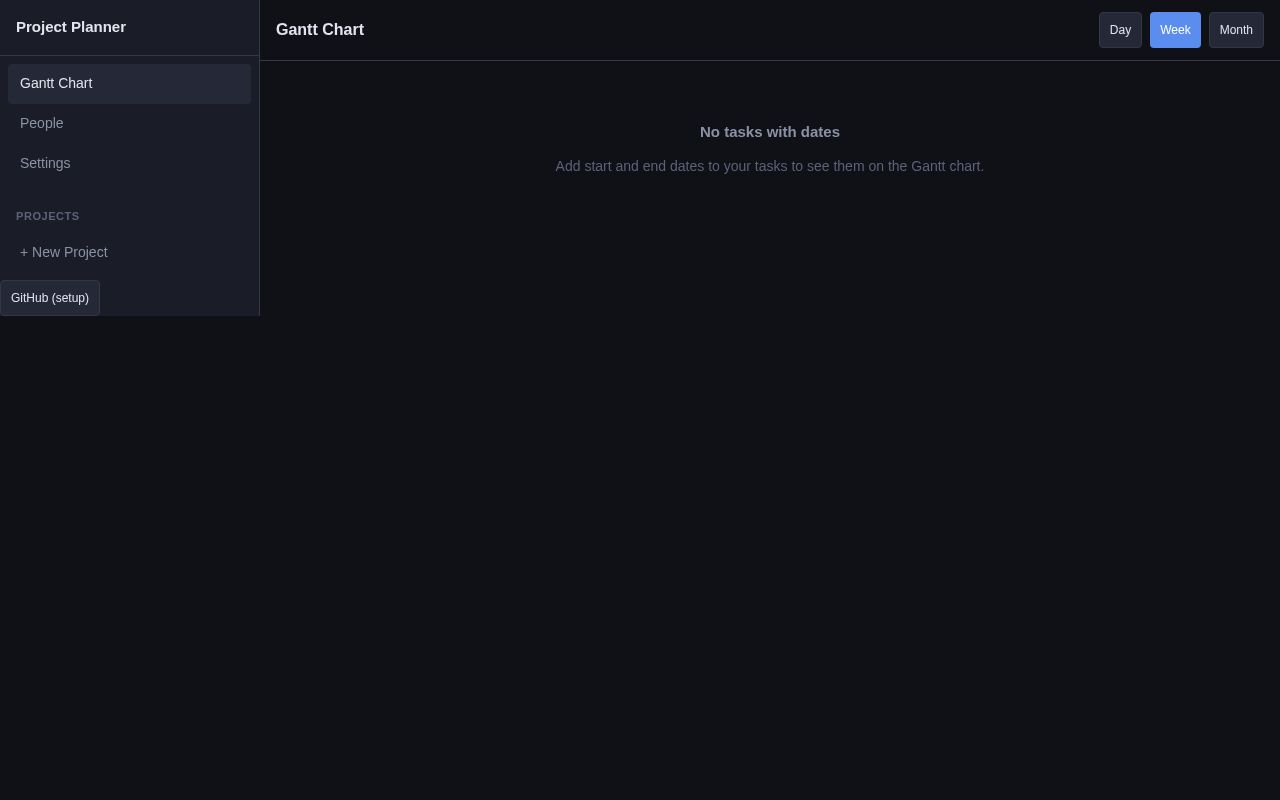 Preview of Project Planner
