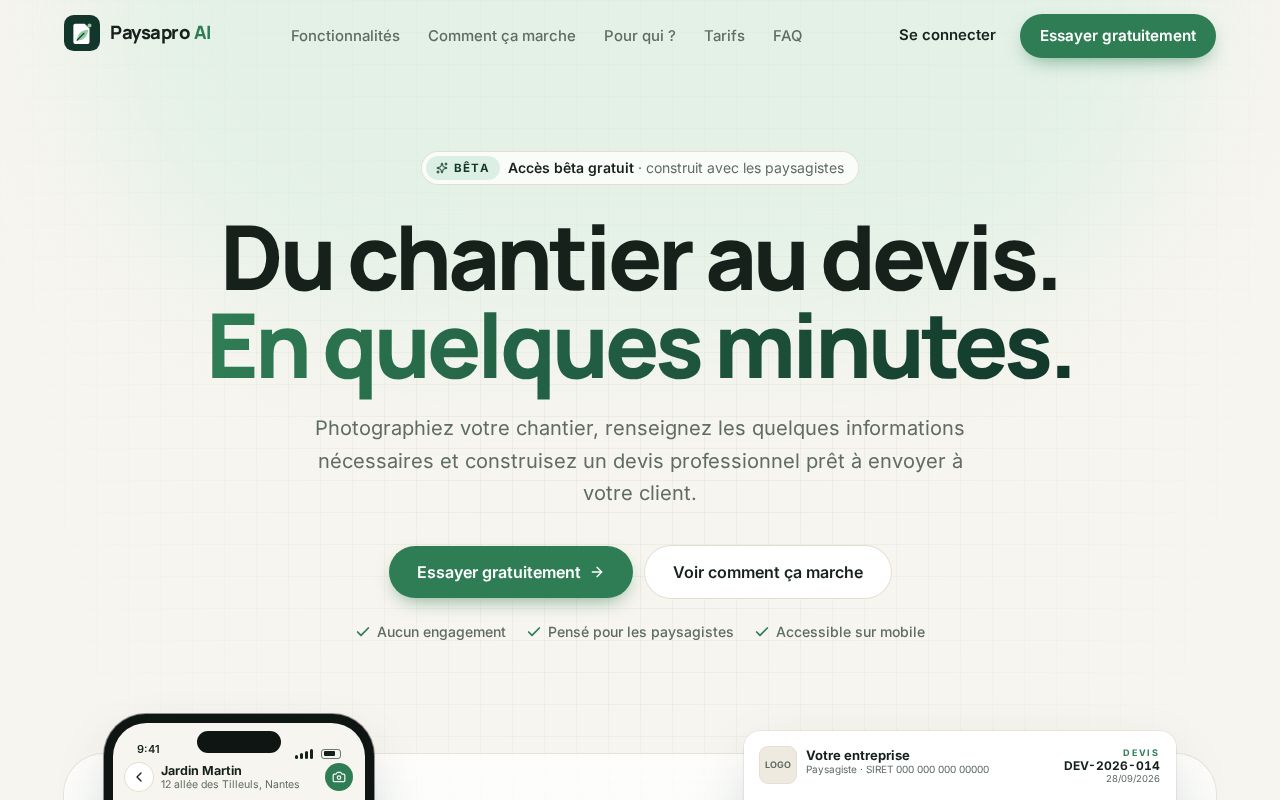 Preview of Paysapro Site