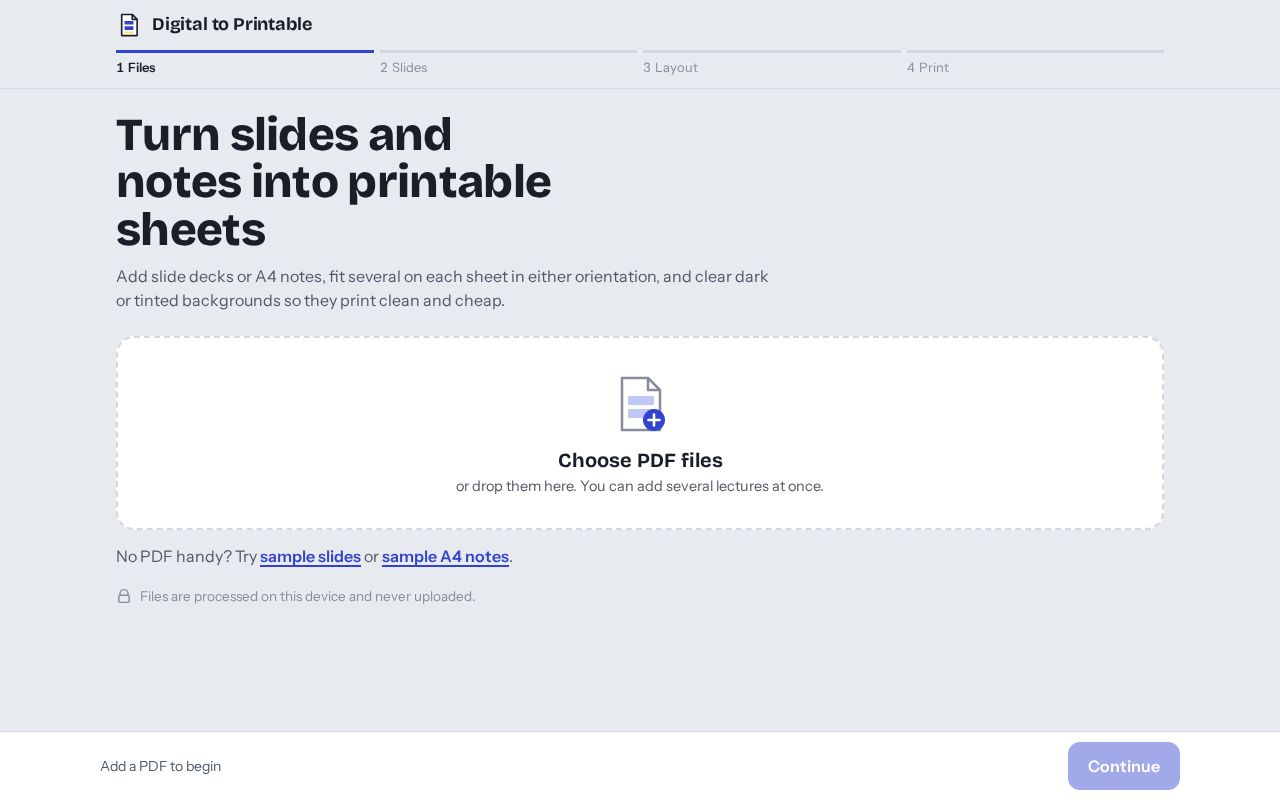 Preview of Digital To Printable