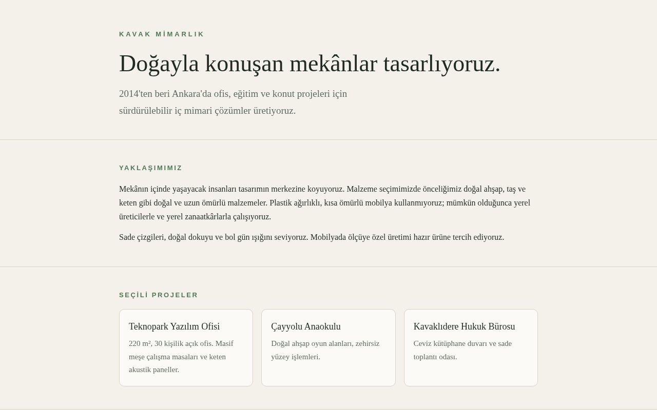 Preview of Kavak Mimarlik