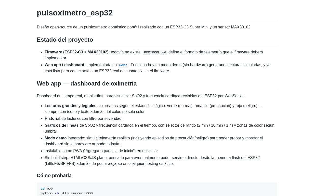 Preview of Pulsoximetro Esp32