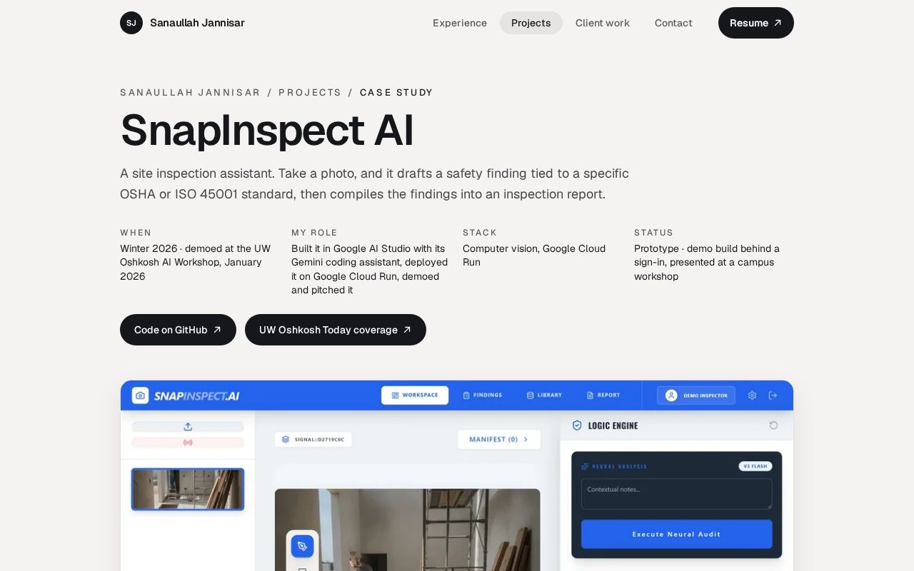 Preview of Snapinspect Ai