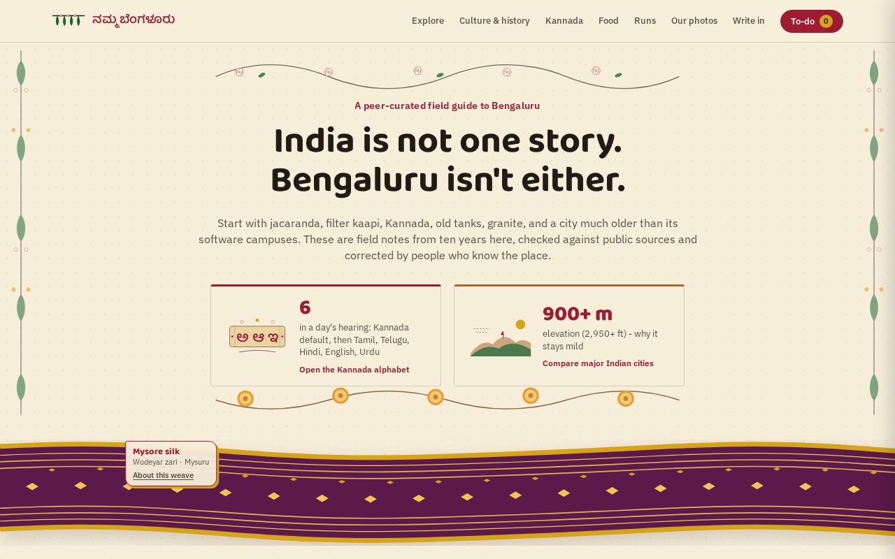 Preview of Namma Bengaluru