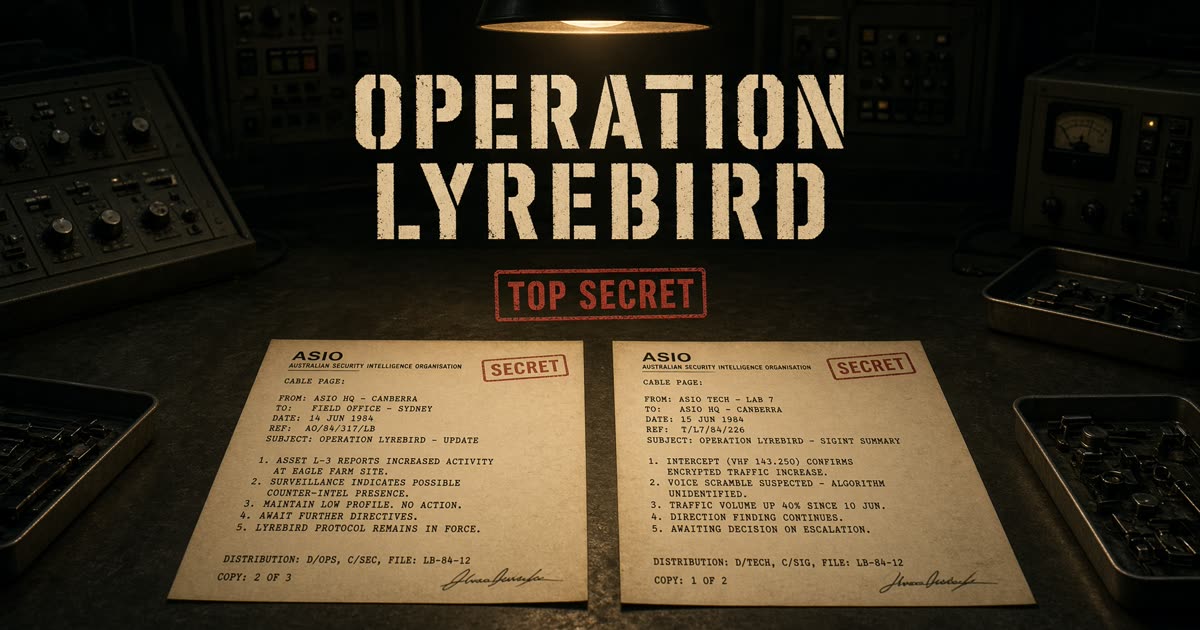 Preview of Counterfeit: Operation Lyrebird