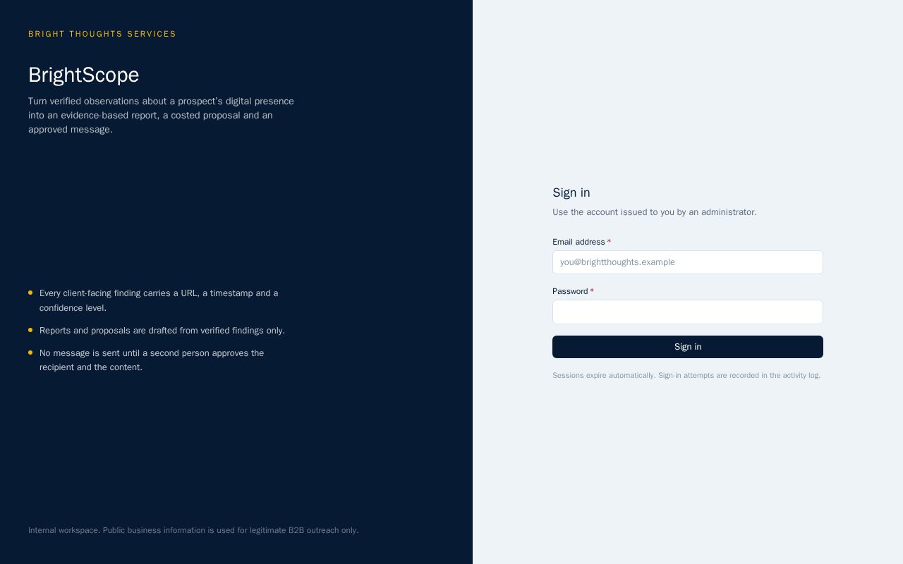 Preview of Bright Marketing Agent