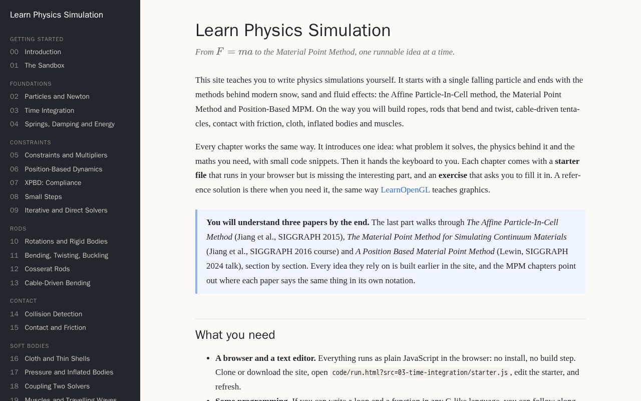 Preview of Learn Physics Sim