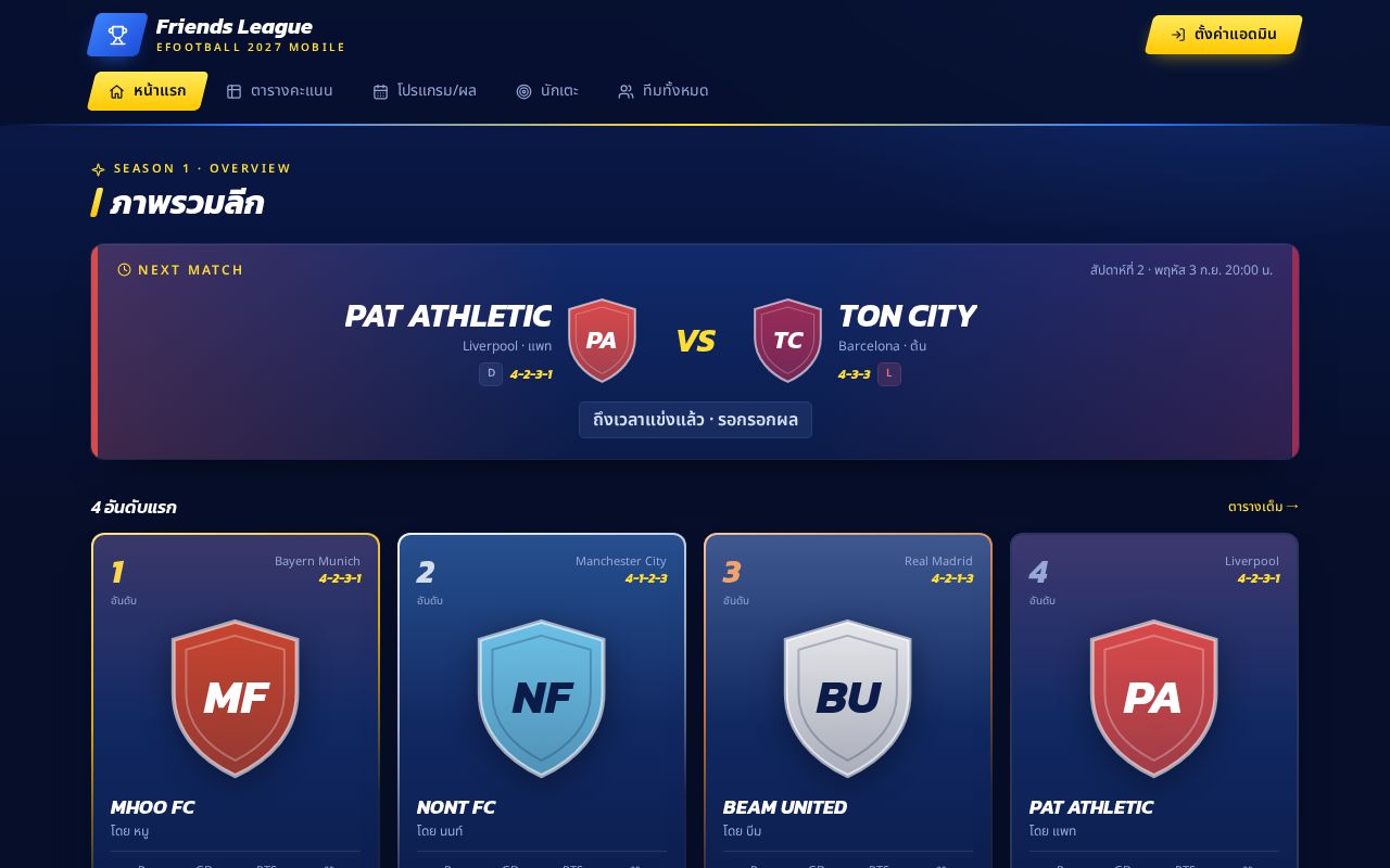 Preview of Friends League
