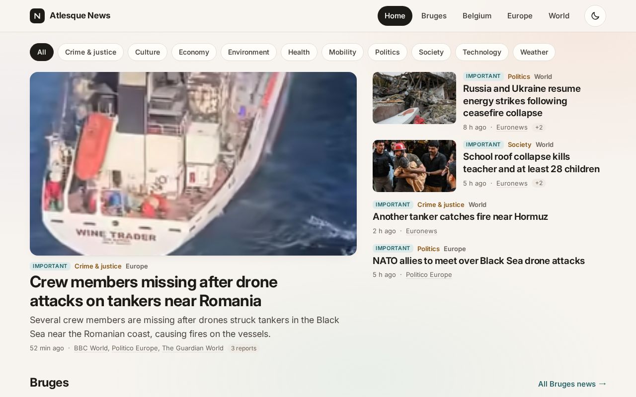 Preview of News Aggregator