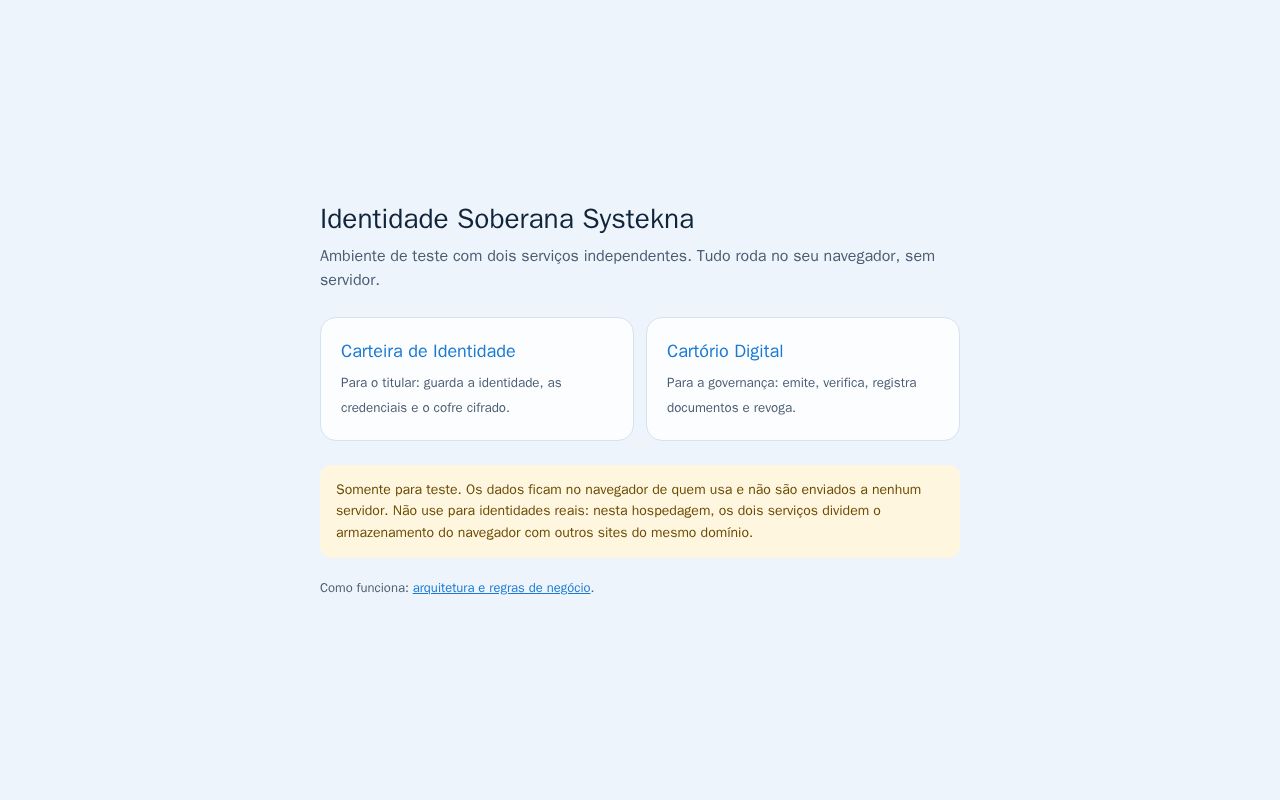 Preview of Identidade Systekna