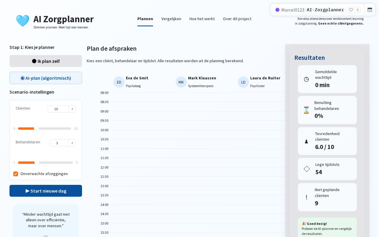 Preview of AI Zorgplanner