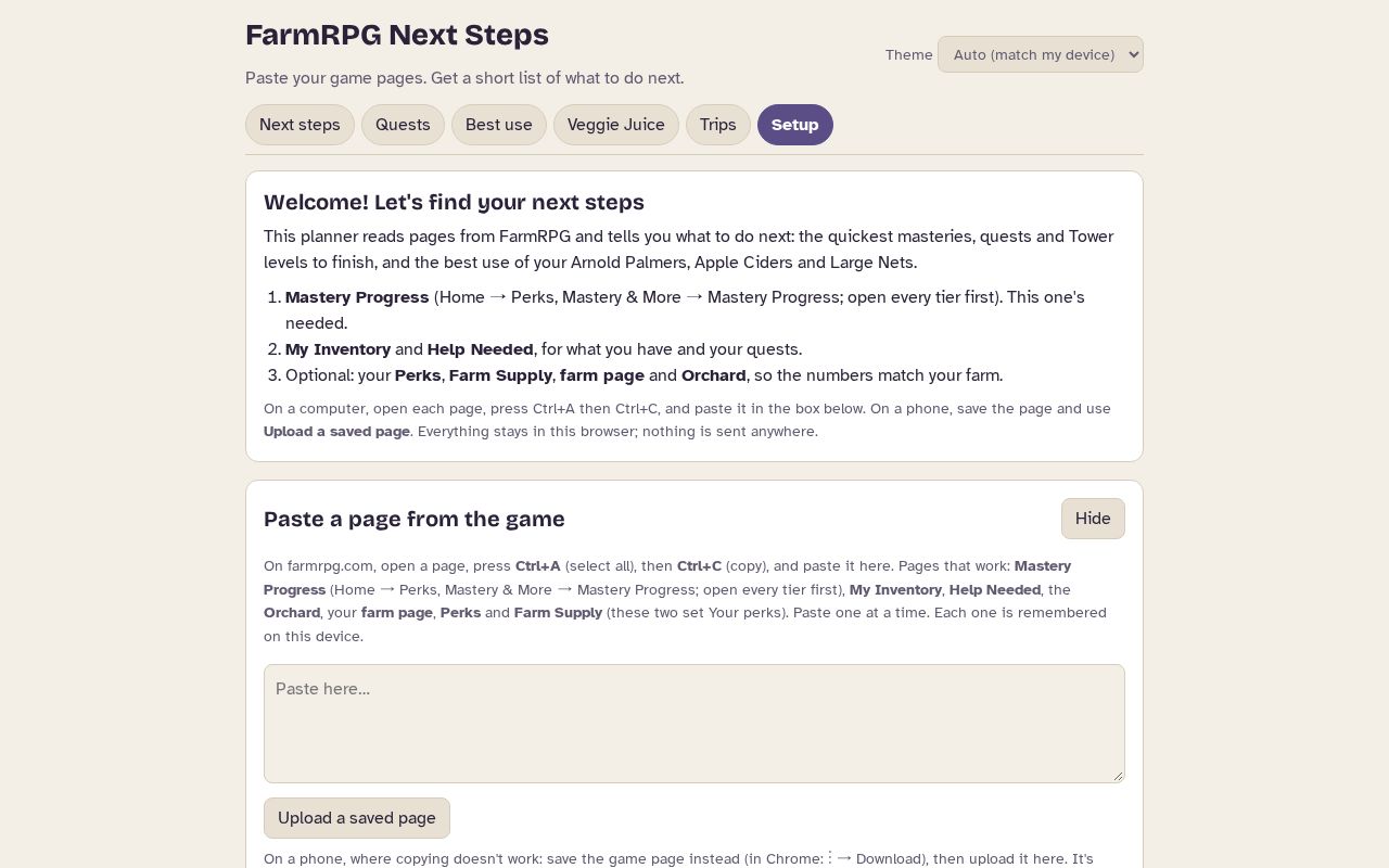Preview of FarmRPG Next Steps