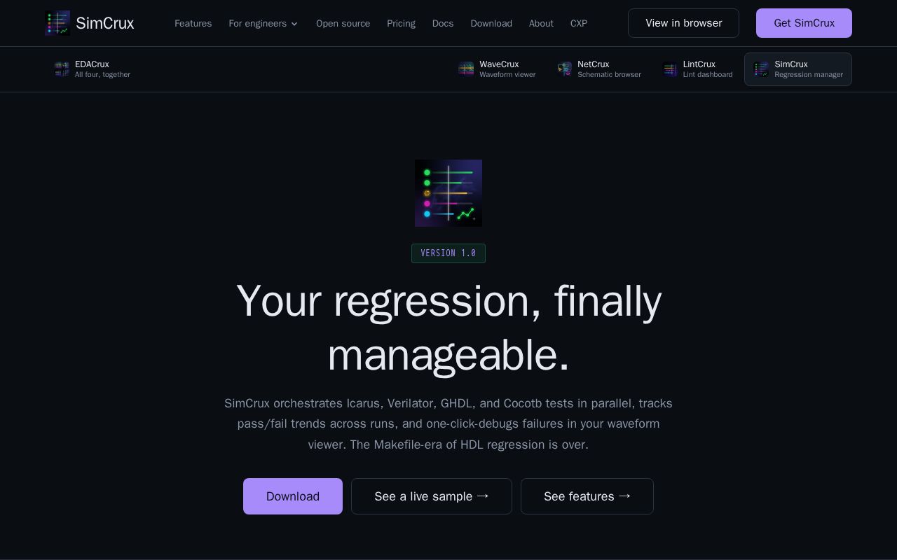 Preview of Simcrux