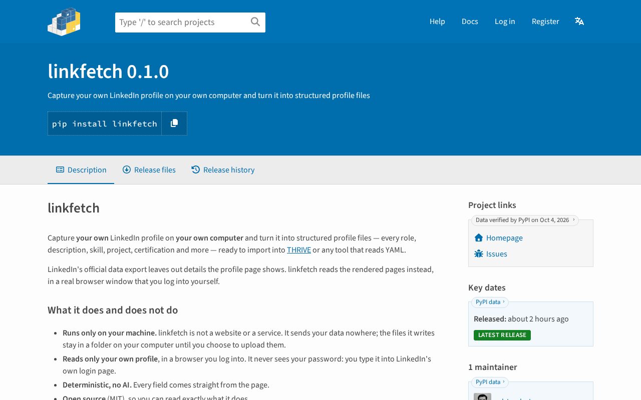 Preview of Linkfetch